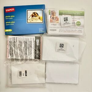 Random Assorted 4x6 Photo Paper Lot of 442 Total Sheets 200 Sealed, 242 Unsealed